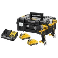 Dewalt DCK2111L2T 12V XR Sub-Compact Twinpack DCD706 & DCF801 - 2 x 3Ah &pound;209.95